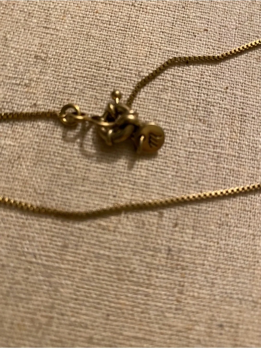 Madewell Gold-Tone Multi Charm Necklace with Sparkle and Abalone Accents - Picture 3 of 3